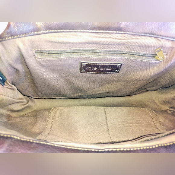 Kate Landry Copper Leather Solid Handbag! - Picture 12 of 16